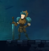 The male Tutorial Knight from early access.